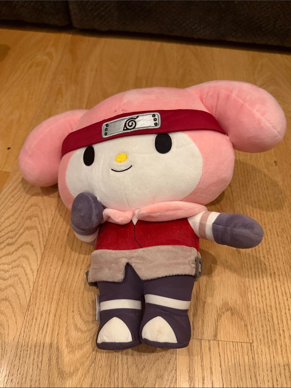 Kidrobot My Melody x Naruto Sakura Haruno 13” Plush Sanrio